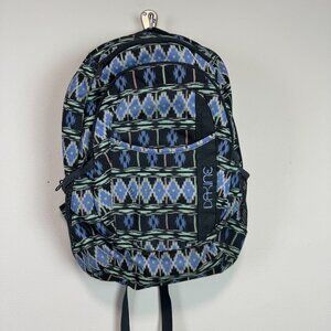 Dakine womens kids backpack aztec pattern gray purple green multi-compartment
